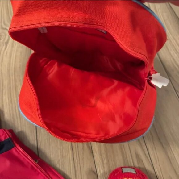 Firefighters bundle! rain jacket, backpack, slippers size 5T -7T, PJ size 5-6T - Picture 15 of 16